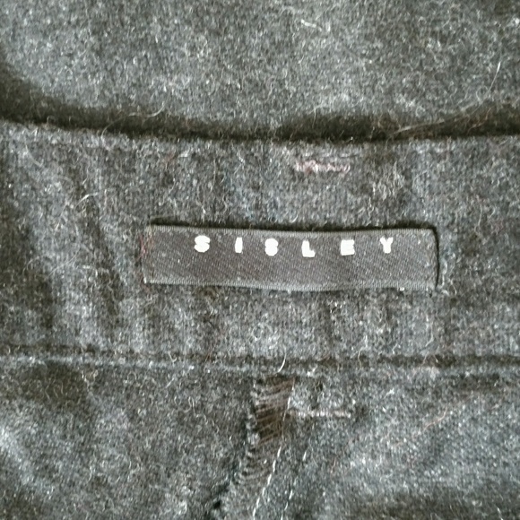Sisley Dark Grey Wool Pants - Picture 2 of 6